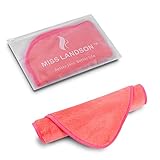 Makeup Remover 1-Pack - Unique Heart Shape - Naturally Removes Makeup off Face and Eye with Just Water - Reusable, Machine Washable and Chemical Free - Replaces Wipes, Oil and Cleansers