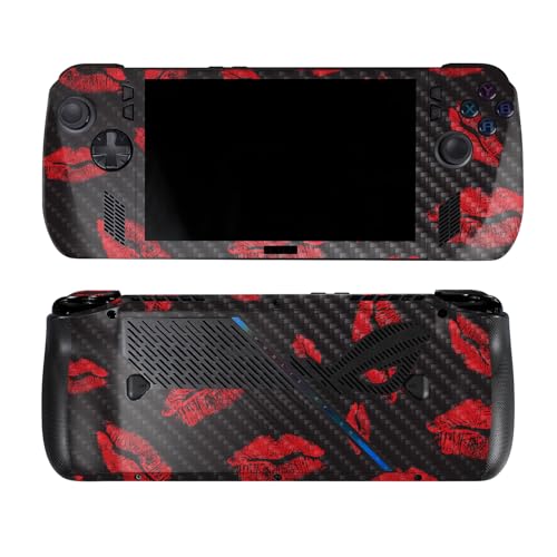 Carbon Fiber Skin Compatible with Asus ROG Ally X - Kiss Me - Premium 3M Vinyl…