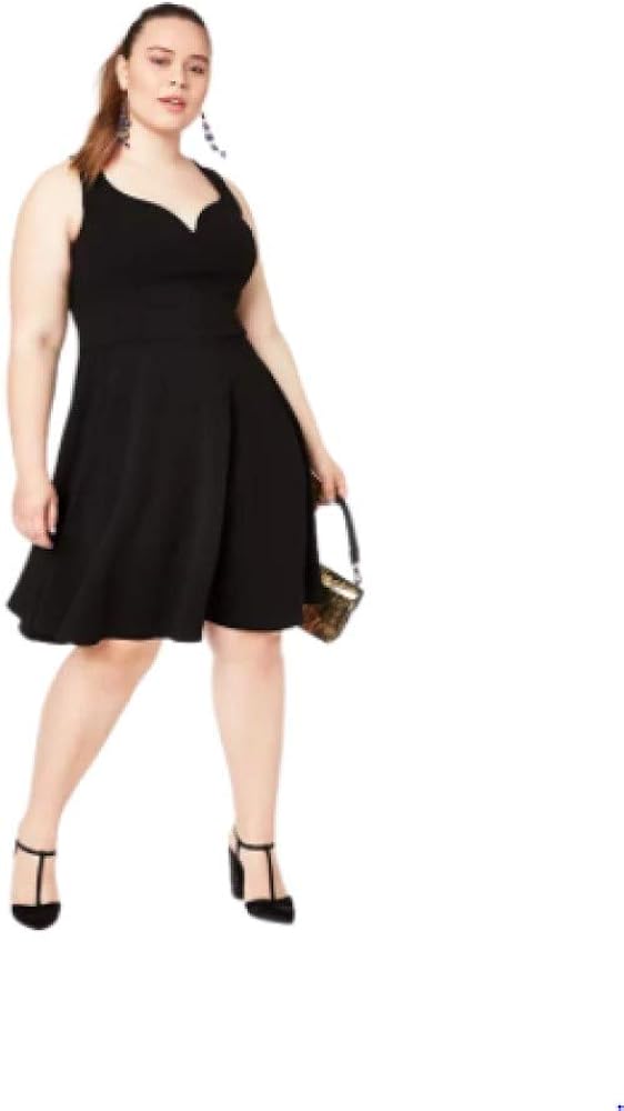 open back fit and flare dress