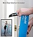 7Ft Long Resistance Bands for Stretching - Resistance Bands Set with Door Anchor - Exercise Bands Including Carry Pouch, E-Book & App - Latex-Free Workout Bands (Light Green)