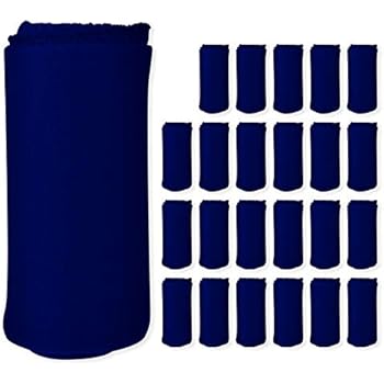 Imperial Home 24 Pack Wholesale Soft Cozy Fleece Blankets - 50