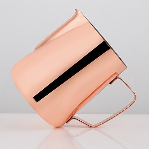 Stainless Steel Milk Frothing Pitcher - BEMINH Coffee Milk Steaming Frother and Latte Maker Jug 20.3 OZ (600ml)，for Espresso Machine