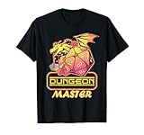 Retro DM Tabletop Gaming Gift Shirt Vintage Dragons D20 Dice