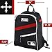 Franklin Sports MLB Baseball Batpack Bag - Youth Baseball, Softball and Teeball Bag - Equipment Backpack For Sports - Holds (2) Bats - Black/Red/White
