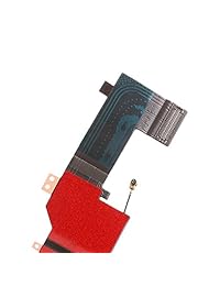 Omnirepairs Carga de puerto USB Dock Reemplazo del cable flexible con micrófono, conjunto de conector de audio para auriculares Compatible para iPhone 5s Modelo con kit de herramientas de reparación (blanco)