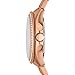 Fossil Women's AM4483 Cecile Rose Gold-Tone Watch with Crystals