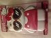 HJX Hot Pink iPhone 4/4S Lovely 3D Glasses Hello Kitty Soft Silicone Case Protective Cover Skin for Apple iPhone 4 4S 4G