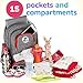 Baby Diaper Bag Backpack with YKK Zippers for Girls and Boys, Large Waterproof Diaper Backpack Organizer with Stroller Straps,Baby Wipes Pocket and Infant Changing Pad, Perfect Baby Shower Gift
