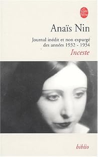 Inceste Anais Nin Babelio