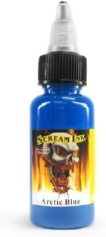 SCREAM Tattoo Ink 2-oz -ARCTIC BLUE- Tattoo Supplies