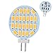 Jenyolon G4 LED Light Bulb 12V AC/DC 3W, 400 Lumens, Non Dimmable, Side-Pin LED G4 24 SMD, Equivalent to 30W Halogen Bulb, Warm White 3000K, 120° Beam Angle, LED Replacement (12 Pack) ...