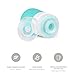 Salad Dressing to Go, Squeezy Silicone Portable Bottles for Ketchup/Sauces, Mini Food Storage Containers with Cleaning Brush, Leak Proof, Leak-Resistant, Set of 4 (1.3oz, 37ml)