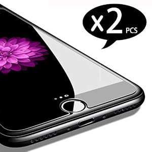 NEW’C 2 Pezzi, Vetro Temperato per iPhone 8/7 (4,7 Pollici), Pellicola Prottetiva Anti Graffio, Anti-Impronte, Senza Bolle, Durezza 9H, 0,33mm Ultra Trasparente, Ultra Resistente