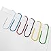 Hongfa 40 Pack 4 Inches Mega Large Paper Clips - 10 Colors 100mm Office Supply Accessories Cute Paper Needle Multicolor Bookmark