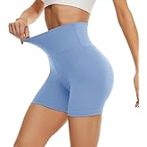 CAMPSNAIL Workout Biker Shorts Women - 3"/5"/8" High Waisted Tummy Control Spandex Booty Volleyball Shorts for Yoga Dance