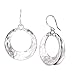 Silpada 'Broad Hoop' Drop Earrings in Hammered Sterling Silver