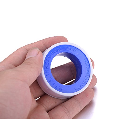 Atoplee 10pcs 12mm×0.075mm×10m P.T.F.E Thread Seal Tape