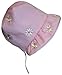 N'Ice Caps Baby Girls Solid to Print Reversible Sun Bonnet (Newborn, Pink/Pink Print)
