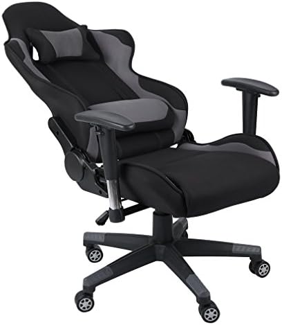 Cozime Gaming Chair Office Swivel Chair High Back Computer Chair Lumbar Support Tilt lockable System with Armrest Ergonomic Computer Game Chair