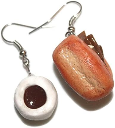 French Dip Sandwich with Au Jus Fake Food Earrings