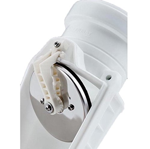 Rückstauverschluss Rückstauklappe DN 50 mm weiß grau Rückstauventil KG HT Rohr 6. Ø 50C grau – Bild 5