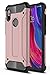 Taiaiping Armor Series for Xiaomi Redmi Note 6 Pro, Full Body Defender Phone Case Cover Xiaomi Redmi Note 6 Pro (Rose Gold)