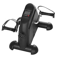Mini Multi-Function Stepper,salaheiyodd 【Ship from USA】Portable Exercise Pedal Exercise Bike- Tension Adjustable, Peddler Cycle with Electronic Display, 41.5x19.5x32cm - Design for Legs and Arm