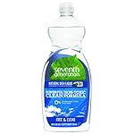 Seventh Generation Dish Liquid, Free & Clear, 25 oz