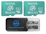 SanDisk 2 Pack - Micro SD Cards 512GB Nintendo