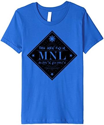 unisex-child The Man from Manila - Philippines - Coordinates T-Shirt 4 Royal Blue