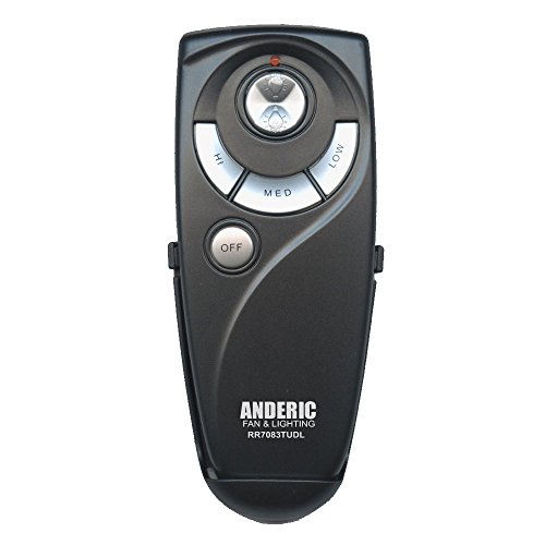 Hampton Bay UC7083T with Up/Down lights Ceiling Fan Remote Control - CHQ7083T - Black - RR7083TUDL