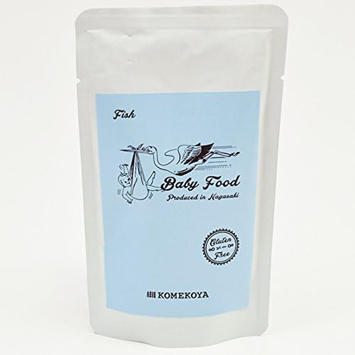 Japanese gluten free baby food made from rice flour white fish taste 100gX3(from 5 months)