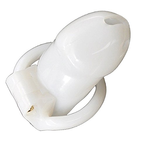 Lightweight Premium Medical Grade Resin Cone Chasti-ty Device Male Briefs White,A239