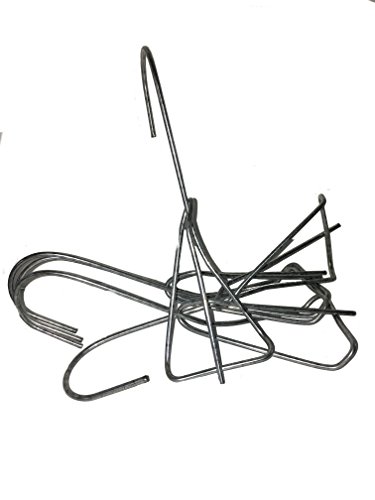 6 inch Single Clip-on Pot Hanger for Orchids and Household Plants (5 Pack)