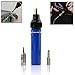 HDE Cordless Refillable Gas Iso-Tip Blow Torch Soldering Iron Pen Butane Gas for Electronic PC Repair Tool
