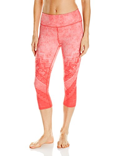 Alo yoga women s airbrush capri legging, poppy casbah, …