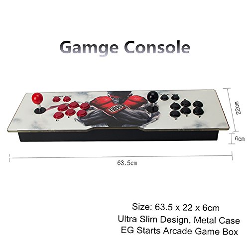 Double Stick Arcade Video Game Console 999 Classic Games 2 Players Pandora's Box 5s with HDMI and VGA Output