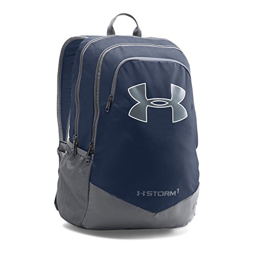 Under Armour Boys' Storm Scrimmage Backpack, Midnight Navy/Graphite, One Size