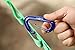 Raqpak Wiregate Carabiners for Hammocks 4 PC Set Lightweight and Strong Aluminum Biners with Storage Pouch (Red + Blue)