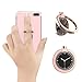 Ring Grip For Cell Phone, KOOSEN Watch Design Ring Grip Kickstand For Iphone 7 7 Plus 6S 6 5 5S, Galaxy Tablet,Fit For Magnetic Car Mount,Zinc Alloy 360°Finger Ring Holder For Phone (Rose Gold)