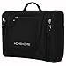HOMIEHOME Hanging Travel Toiletry Bag, 5 Space Waterproof Toiletry Kit For Men & Women (Black)