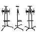 Witlucky Mobile TV Cart Rolling TV Stand for 32