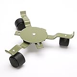 Heavy-duty Telescopic Carbon Steel Plant Dolly,Plant Pot Mover,Flowerpot Trolley?Pot Caddy ,Removable Flowerpot Stand with Universal Wheel Design