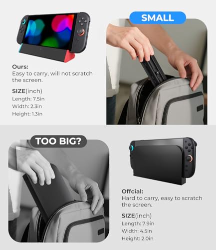 SIWIQU for Nintendo Switch 2 Dock Station, Portable TV Docking Station Replacement with 4K@120Hz HDMI Adapter/2 USB Port/Type C Port for Nintendo Switch 2 ONLY