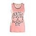 Women Butterfly Skull Shirt , Women Hollow Out Top , ONEMORES Women Summer Sleeveless Tank tops Loose Cotton Blouse