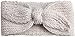 Qandsweet Baby Turban Head Wrap Headbands Girl Knitting Rabbit Ear Hairbands (Pack of 6)