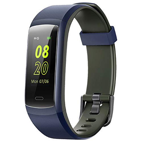 Fitness Tracker,YAMAY Fitness Watch Heart Rate Monitor Activity Tracker,Color Screen DualColor