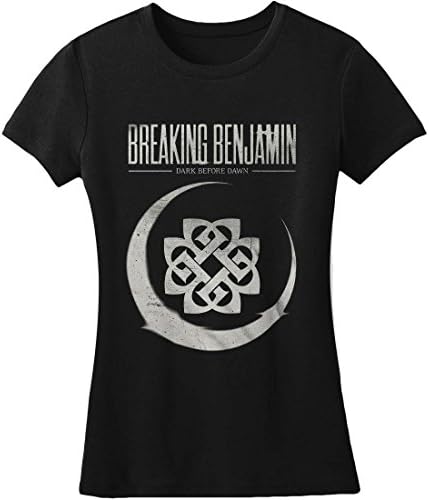 Breaking Benjamin Crescent Moon Tee Girls Jr XX-Large Black