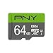 PNY 64GB Elite Class 10 U1 microSDXC Flash Memory Card