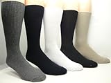 Men's Casual Cotton Non-elastic Socks (2 Pairs)